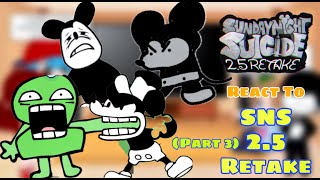 Mickey Mouse || Sunday Night Fnf React To SNS 2.5 Retake (Tour Song/Cousinrivals) (Part 3)