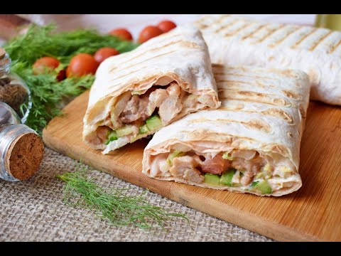 Краткий обзор. Шаурма в домашних условиях с курицей. Tefal Optigrill +