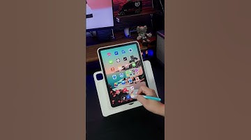 2023 slide rails stylish iPad magnetic case with foldable stand #ipad #apple #desktop #ifacemall