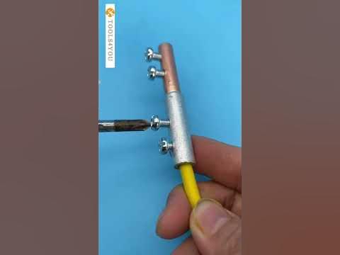 Copper aluminum wire connector - YouTube