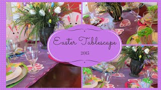 Easter Tablescape **Dollar Tree Inspired**