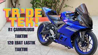 R25'e R1 Çamurluk Taktım! R25'e 120 Ebat Lastik Taktım! Tr'de Tek Aksesuar|R25 Yapım Aşaması Part 6