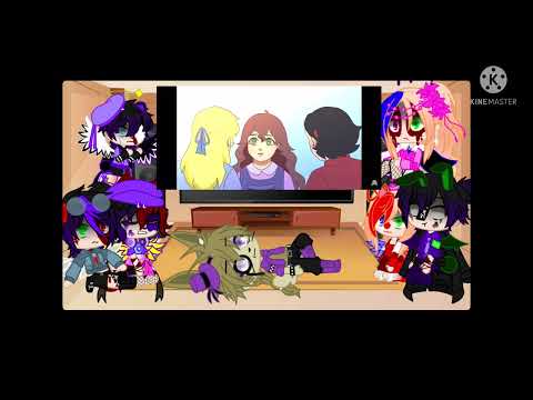 Aftons (+Glitchtrap and ???) react to Creepypasta (Gacha Club) [Credits in des]