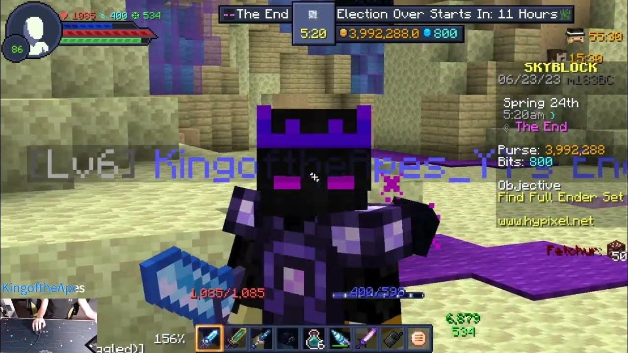 How to get the FULL ender set in Hypixel Skyblock YouTube