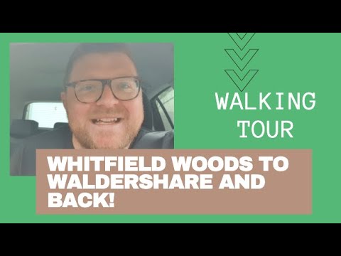 Dover | Whitfield woods to Waldershare and back walking tour! | I found a fairy garden!