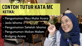 CONTOH TUTUR KATA MC KETIKA JEDA ISHOMA DAN BRIDGING ACARA