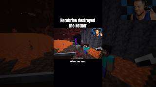 Speedrunner vs Herobrine #minecraft #herobrine #minecraftshorts #gamingshorts