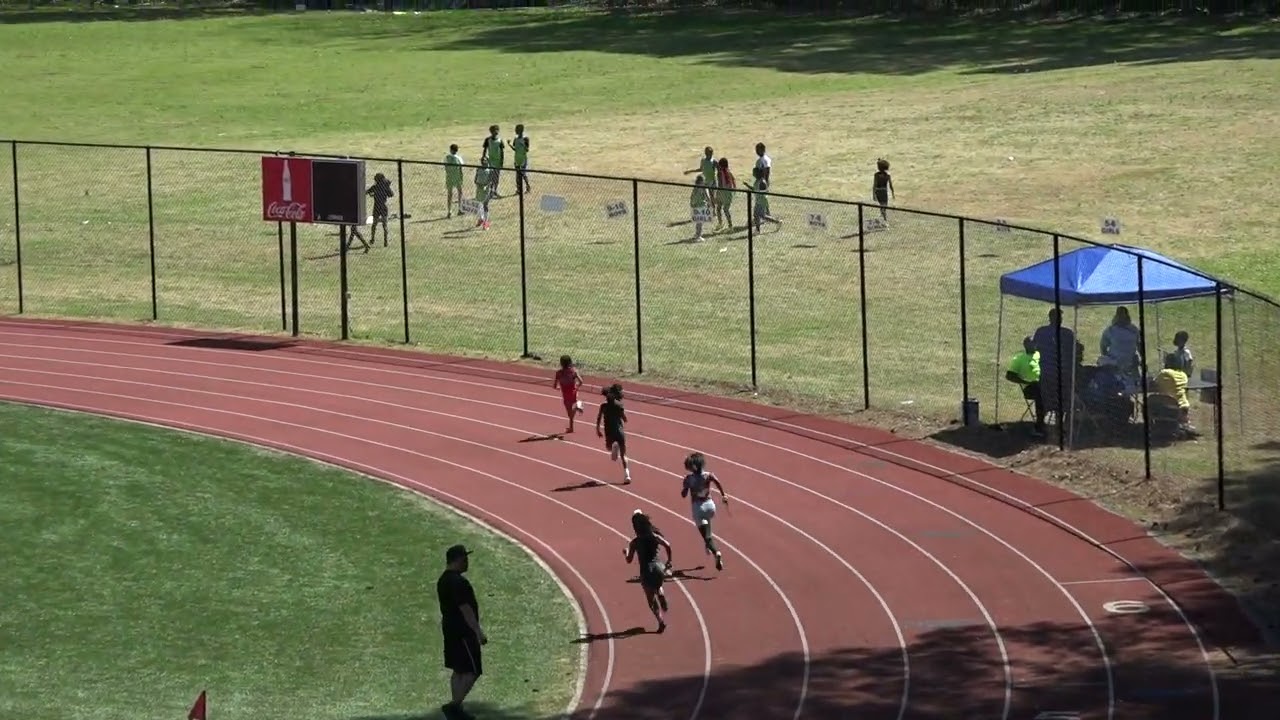 10u Mark Trail Girls 4x100m Heat 2 Dekalb Meet 2 2023