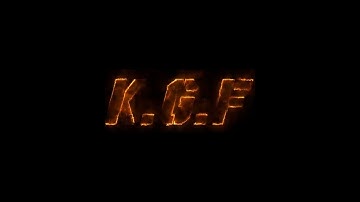 K G F Chapter 2 Title Card HD