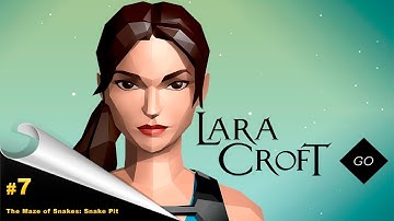 Lara Croft GO Gameplay - (PC FULL HD) - The Maze of Snakes: Snake Pit - All Collectibles
