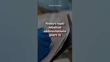 🏥 Medical Abbreviations Quiz 3! 😱 Only GENIUSES can get 3/5 🔥