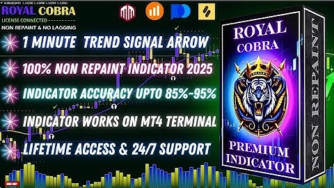 📊 Non Repaint 95% Accurate Trend Arrow Signal Indicator For MT4 ❇️ Binary Option ✅