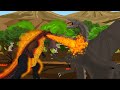 Evolution of Godzilla Attack vs Dragon-Tyrant : Size Comparison [P2]| Godzilla vs Gryphon