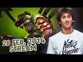 Dota 2 Stream: Na`Vi Dendi - Pudge (Gameplay & Commentary)