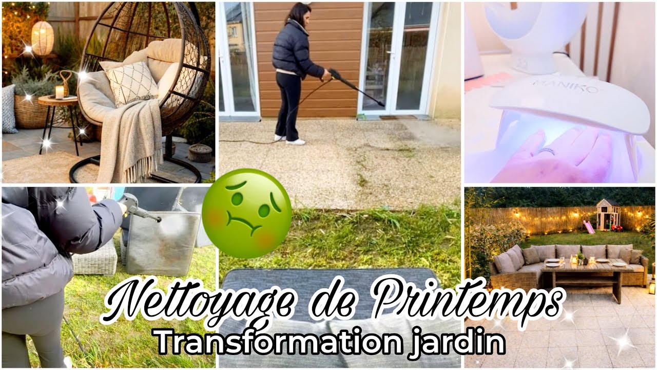 GROS NETTOYAGE DE PRINTEMPS | TRANSFORMATION DU JARDIN + COSY TIME