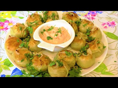 Как Вкусно Приготовить Покупные Замороженные Хинкали. Жареные хинкали.