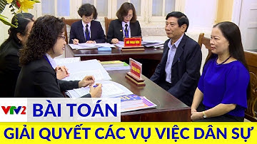 Điểm mới trong hoà giải tranh chấp dân sự |VTV2