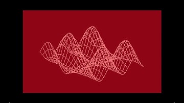 Atari 8-bit version of "Samples of surfaces in space" (Turbo Basic) (no sound)