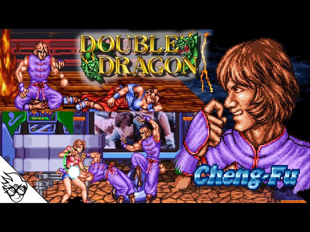 Double Dragon (Arcade 1995) (NeoGeo) - Rebecca Brielle  [Playthrough/LongPlay] 