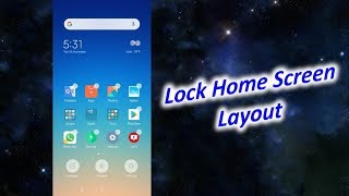 How to Lock Home Screen Layout in Redmi Note 5 screenshot 5