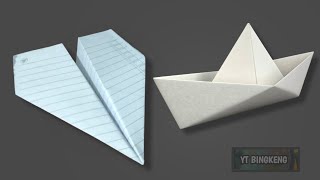 how to make paper airplanes and paper boats