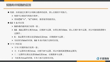 千锋Ja va教程：29 逻辑运算符的用法