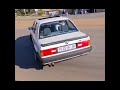 Lefa lentja motloung leaving his signature on the road using his white bmw e30