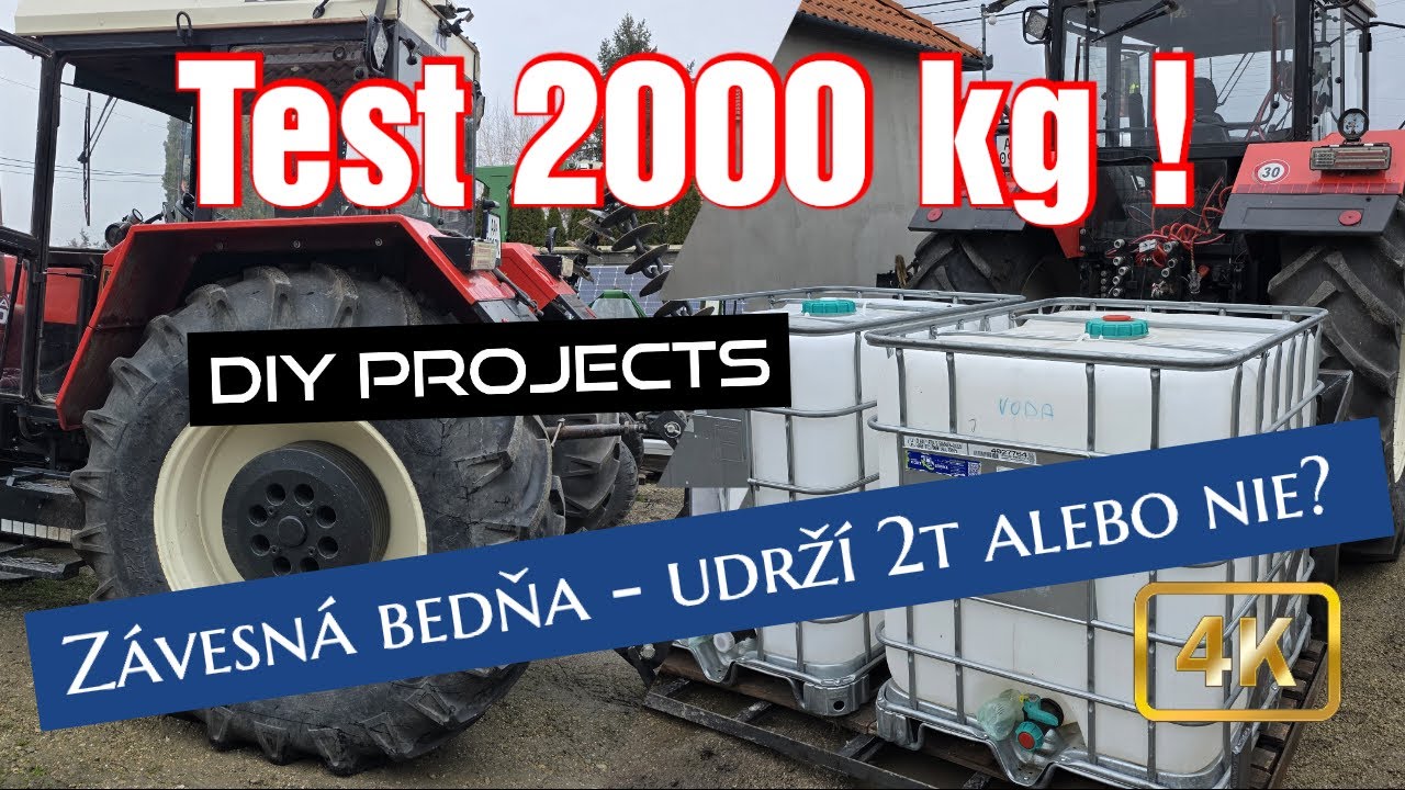 50. 🔥🚜 FINÁLNY TEST – Závesná bedňa 2 TONY | ZTS 16245 | 2× IBC 💧💪 2.časť