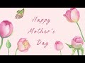 Mother’s Day Floral Wallpaper for TV 🌷 Pink Tulip Background 2 Hours | Elegant Party Screen