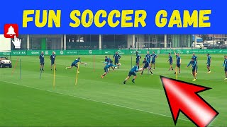 🔰 📢Fun Warm Up Drills For Soccer / Amazing Warm up Drill