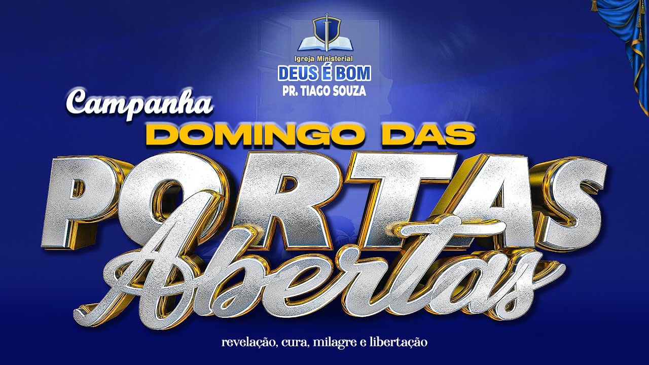 DOMINGO DAS PORTAS ABERTAS COM AP. TIAGO SOUZA