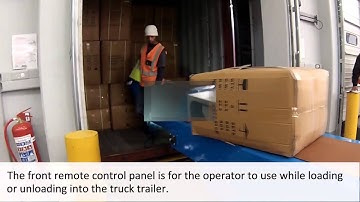 Conveyco Ramp Model Extend-A-Belt Telescopic Belt Conveyor