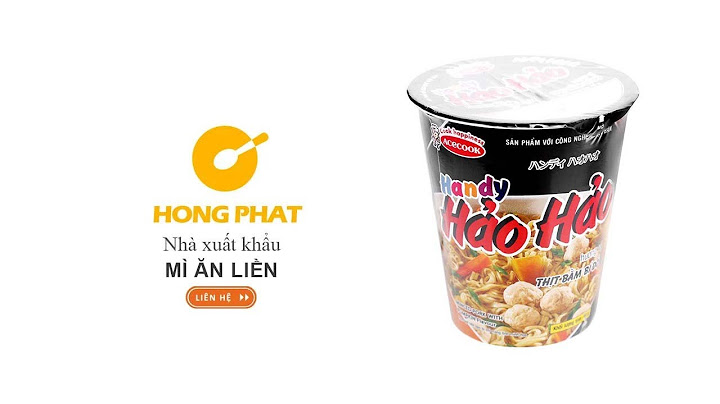 HỒNG PHÁT Nhà Xuất Khẩu:  Mì Handy Hảo Hảo Thịt Bằm Bí Đỏ Ly 68g