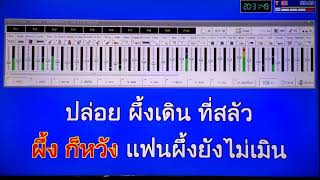 Video thumbnail of "โลกของผึ้ง  คาราโอเกะ"