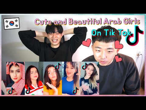 When My Korean Friend Saw Cute And Beautiful Arab Girls On Tik Tok