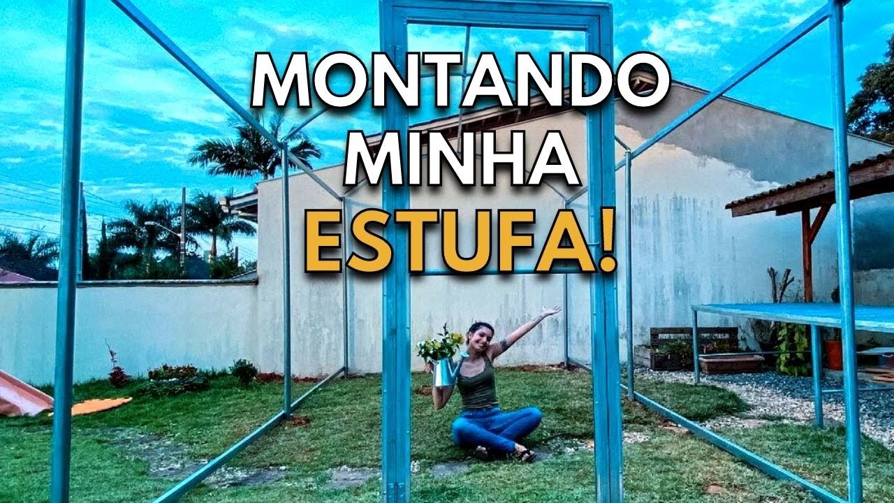 Montando minha ESTUFA PARA SUCULENTAS da TROPICAL ESTUFAS