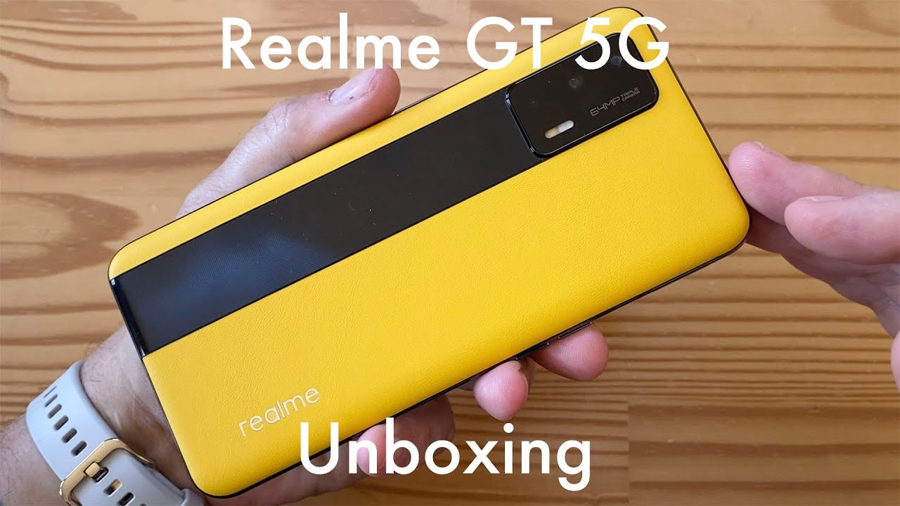 Realme GT 5G (and Watch 2) unboxing: that's one racy affordable