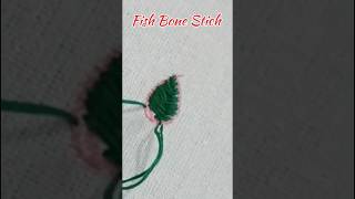 Fish Bone Stich Basic embroidery Stich -13