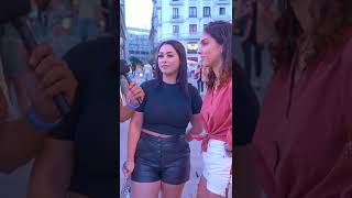PREGUNTAS EN MADRID #shorts   #madrid  #viral