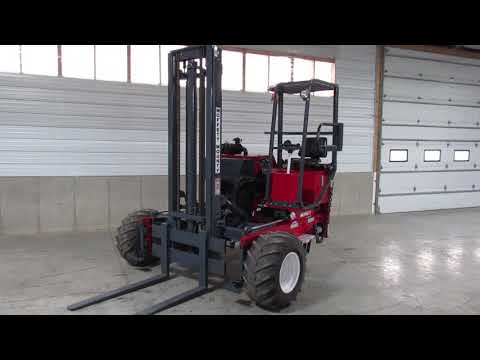 2006 Moffett Mounty M5000 Truck Mounted Forklift With 12 High Two Stage Mast For Sale Stk F010257 Youtube