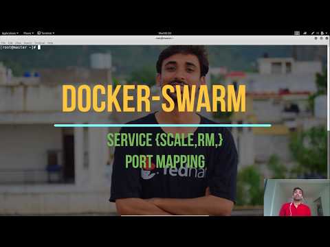 7. Docker Swarm( In Hindi )-Docker Service scale, port mapping