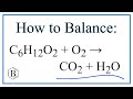 Balancing Combustion Reactions