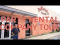 Party Rental Company Tour - JoRonCo Rentals