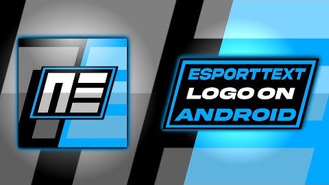 How To Create This Esport Text Logo On Android | Make Esport Logo On PS CC And Pixellab | Raj GFX