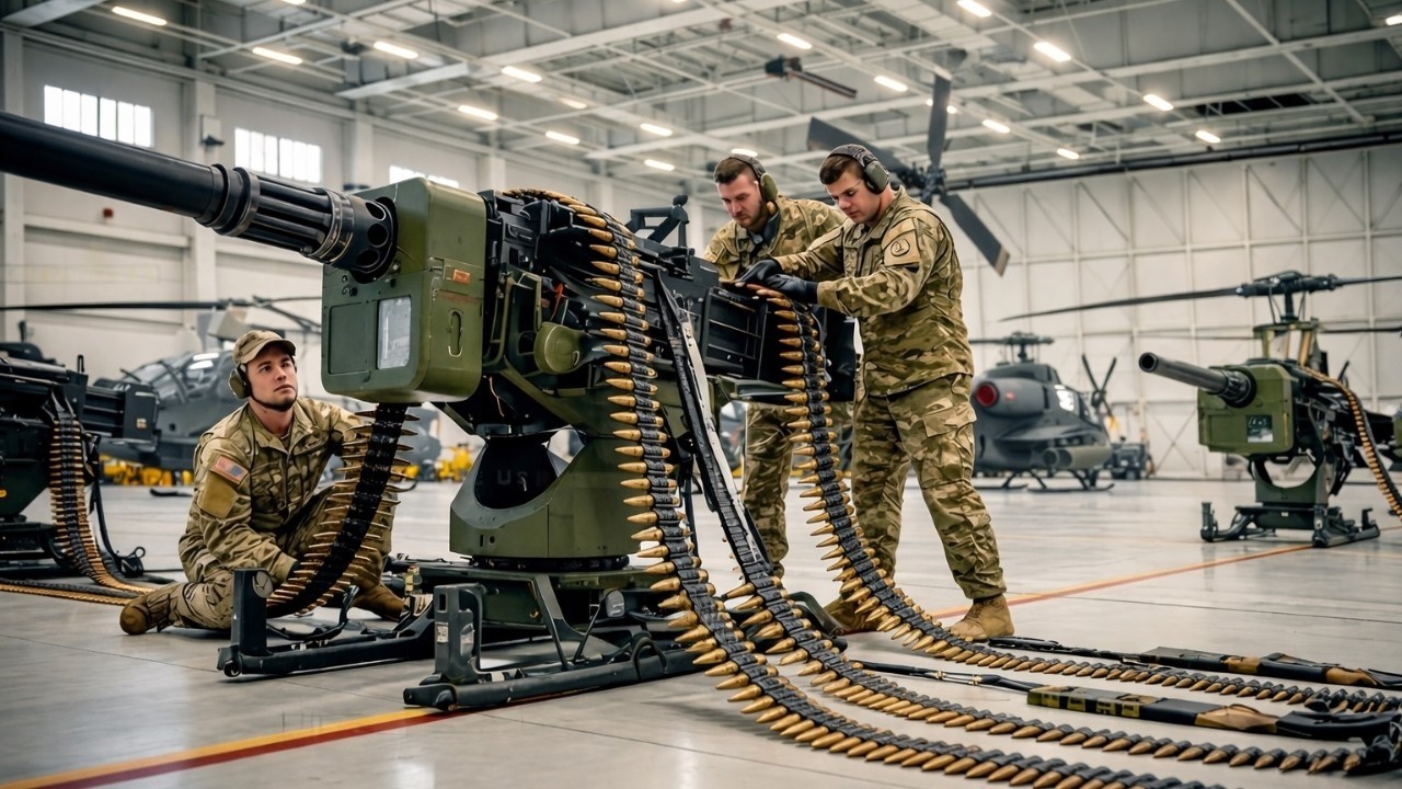 США испытывают новый пулемет Гатлинга HMLA-169 — Иран никогда не будет к этому готов!
