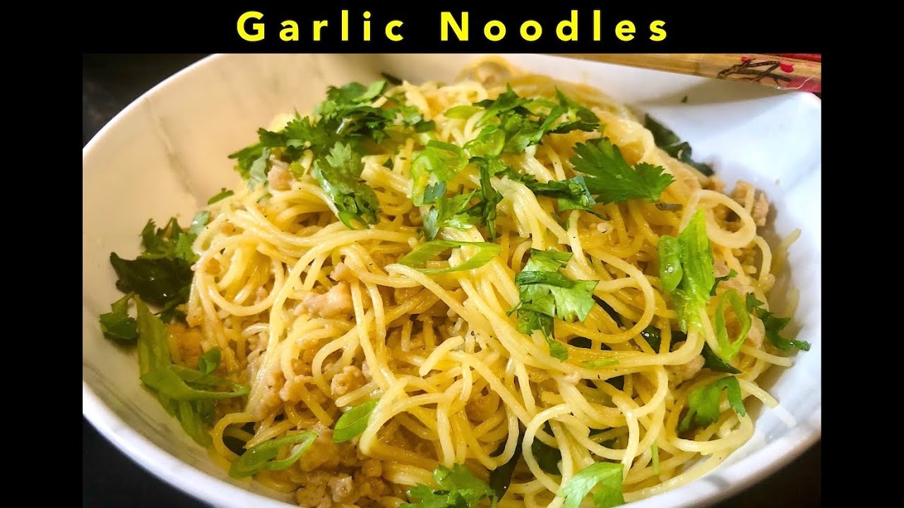 Simple Garlic Noodles Recipe The Best Tasting Garlic Noodles in the