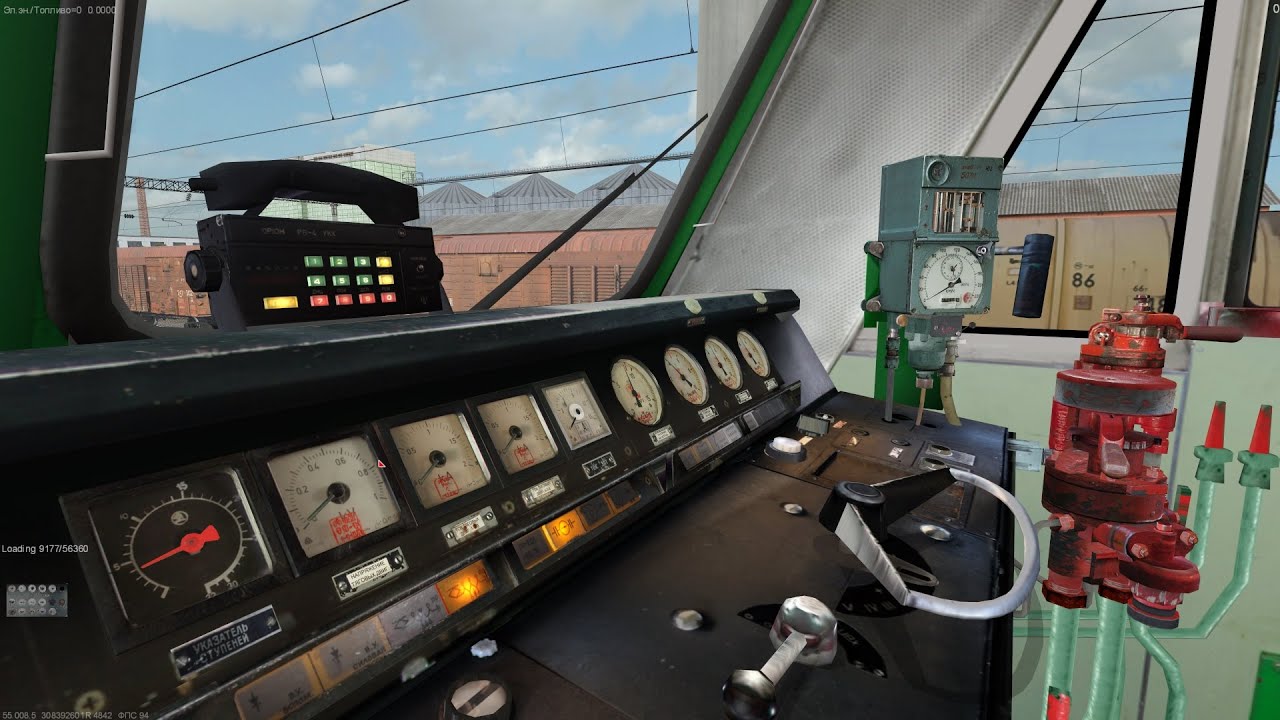 ZDSimulator, TWS 2.8 поездка на ЧС4квр