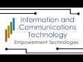 Introduction to ict information and communications technology  empowerment technologies