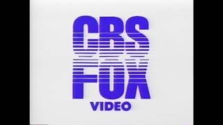 Logo Combo: CBS Fox Video/20th Century Fox (c. 1983)