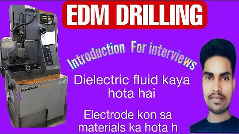 # Video # Sparkonix Edm drilling introductions || EDM || what is Edm drill || Edm drilling kya hoti